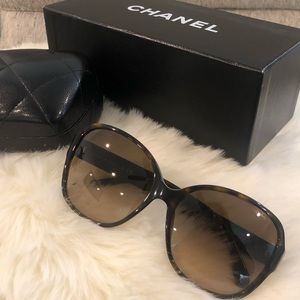 CHANEL Tortoise Wood sunglasses 5198-H